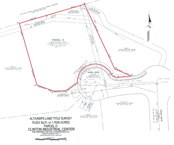 7500 Ogden Dr, Clinton, MD à louer - Plan cadastral - Image 3 de 4