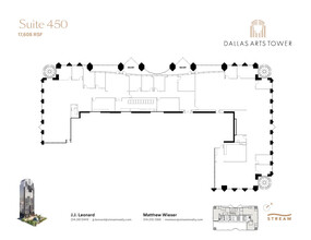 2200 Ross Ave, Dallas, TX à louer Plan d  tage- Image 1 de 1