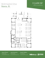 1091-1099 W Hawthorn Dr, Itasca, IL for lease Floor Plan- Image 1 of 1