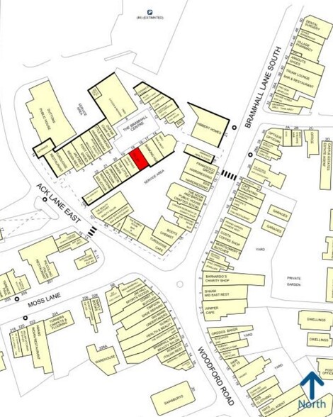 Village Sq, Stockport à louer - Goad Map - Image 1 de 1