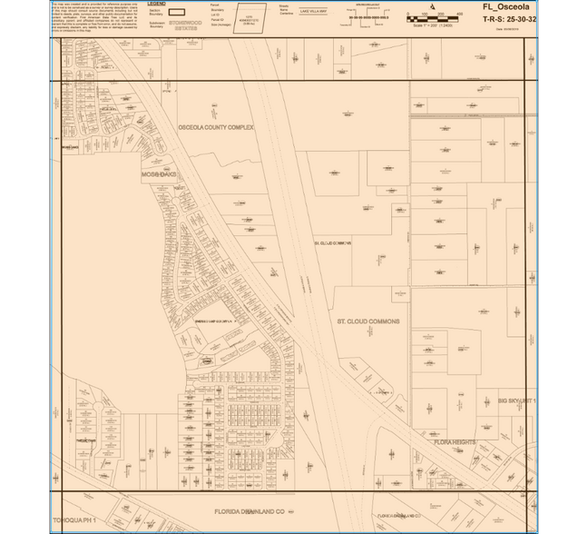 2840 E Irlo Bronson Memorial Hwy, Kissimmee, FL for lease - Plat Map - Image 1 of 4