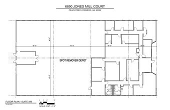 6690 Jones Mill Ct, Norcross, GA for lease Site Plan- Image 2 of 2