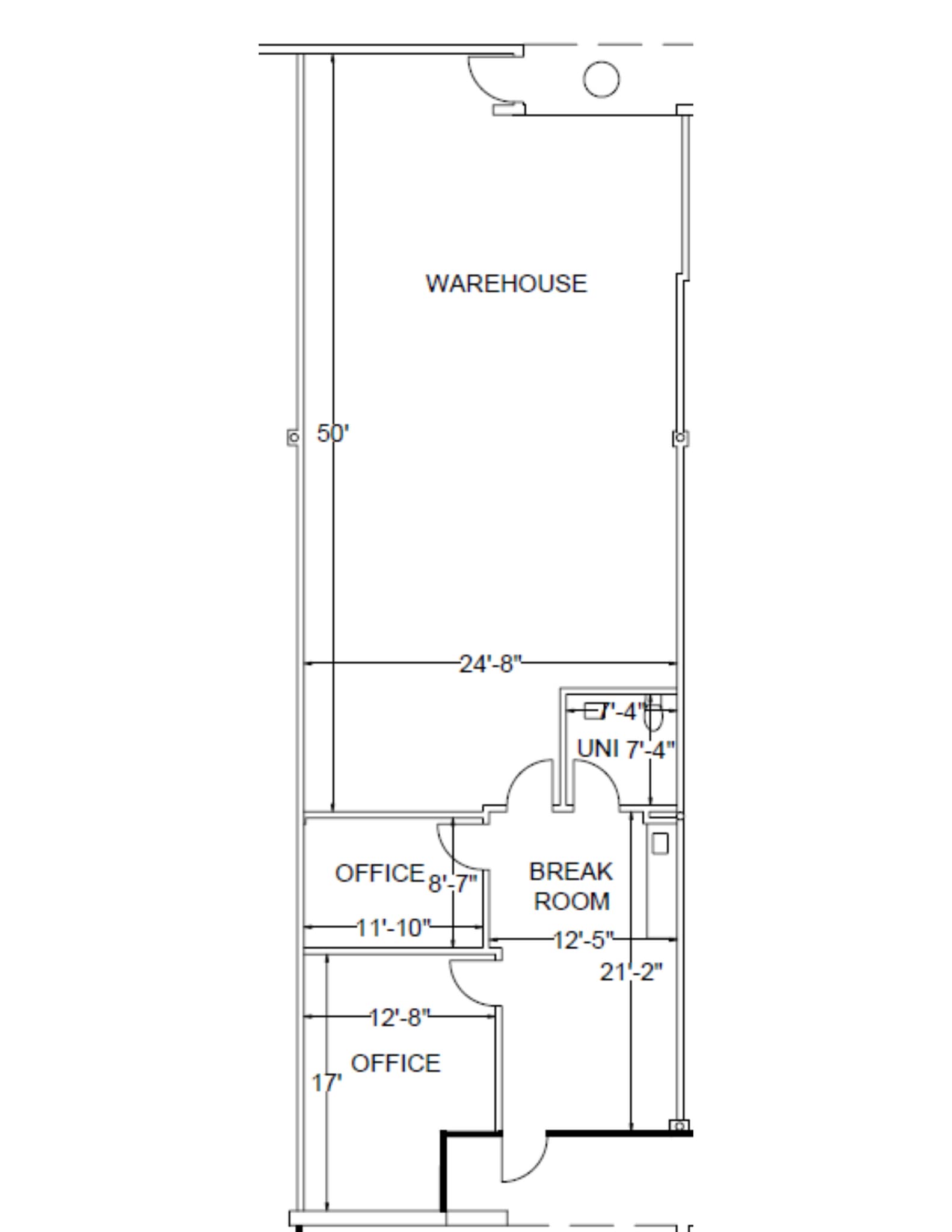 1335 Capital Circle, Marietta, GA à louer Plan d’étage- Image 1 de 1