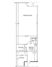 1335 Capital Circle, Marietta, GA à louer Plan d’étage- Image 1 de 1