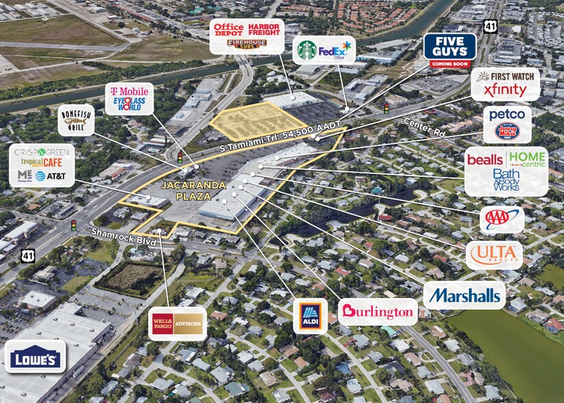 1590 US Highway 41 S, Venice, FL à louer - Aérien - Image 2 de 2