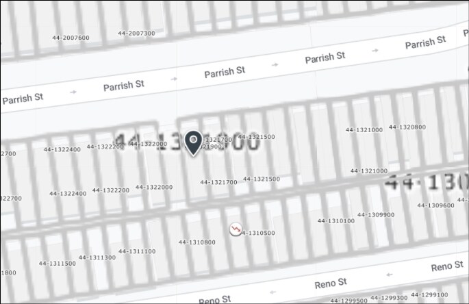 5140 Parrish St, Philadelphia, PA à vendre Plan cadastral- Image 1 de 2