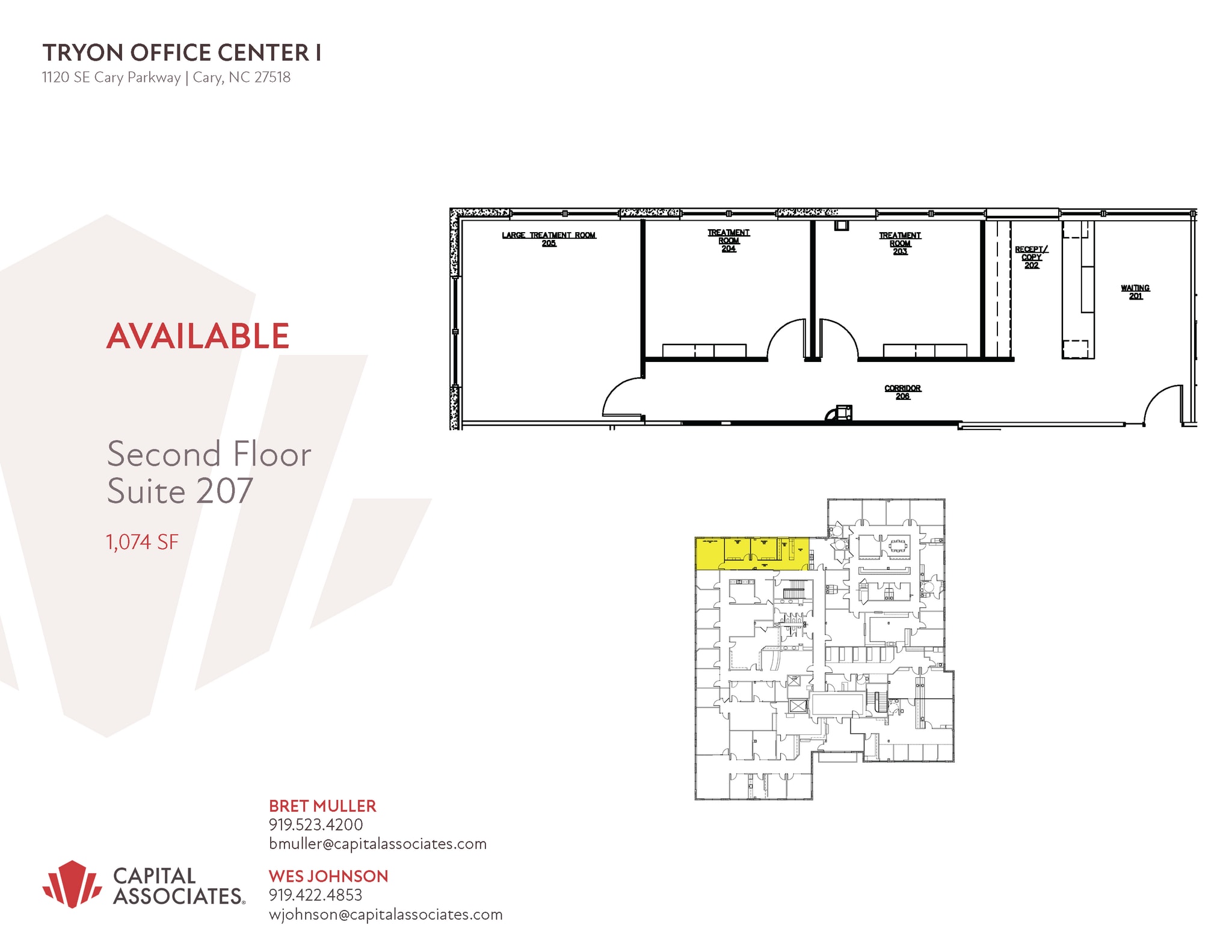 1120 SE Cary Pky, Cary, NC for lease Floor Plan- Image 1 of 1