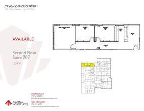 1120 SE Cary Pky, Cary, NC for lease Floor Plan- Image 1 of 1