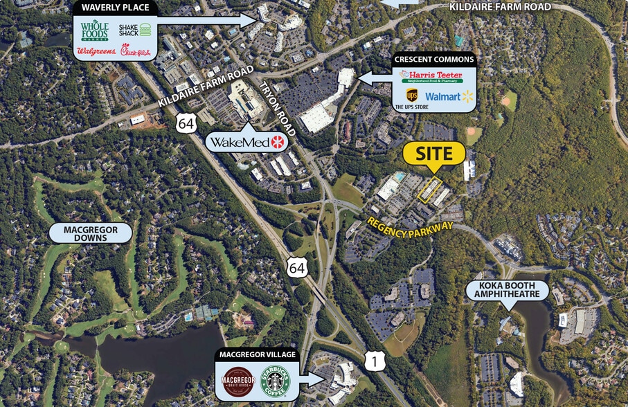 3300 Regency Pky, Cary, NC à louer - Aérien - Image 3 de 7