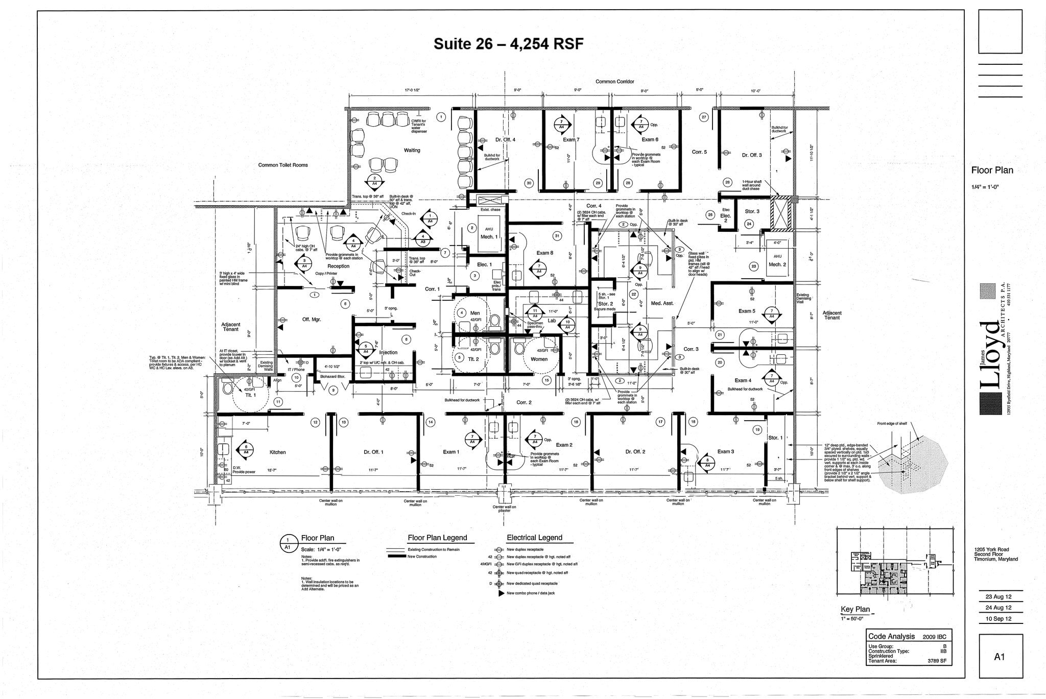 1205 York Rd, Lutherville, MD à louer Plan de site- Image 1 de 1