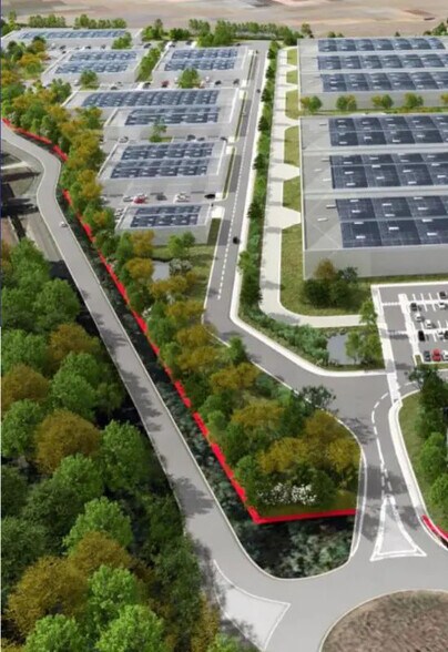 Bureau dans Réau à louer - Aérien - Image 3 de 4