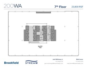 200 W Adams St, Chicago, IL for lease Floor Plan- Image 1 of 1