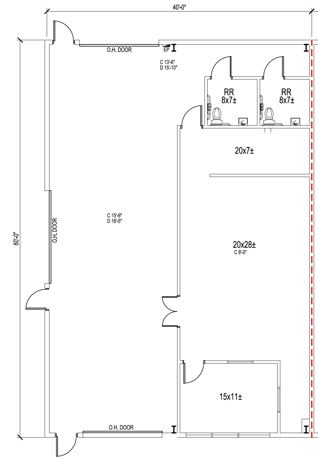 3649-3661 N Beach St, Fort Worth, TX for lease Floor Plan- Image 1 of 1