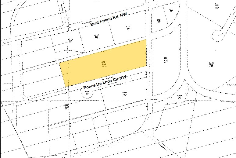 7575 Ponce de Leon Cir, Atlanta, GA à louer - Plan cadastral - Image 2 de 6