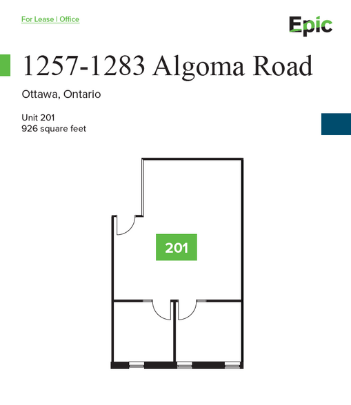 1283 Algoma Rd, Gloucester, ON à louer - Plan d  tage - Image 3 de 4