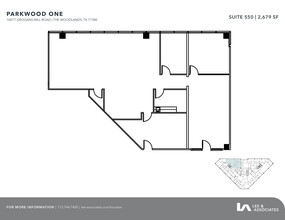 10077 Grogans Mill Rd, The Woodlands, TX à louer Plan d  tage- Image 1 de 1