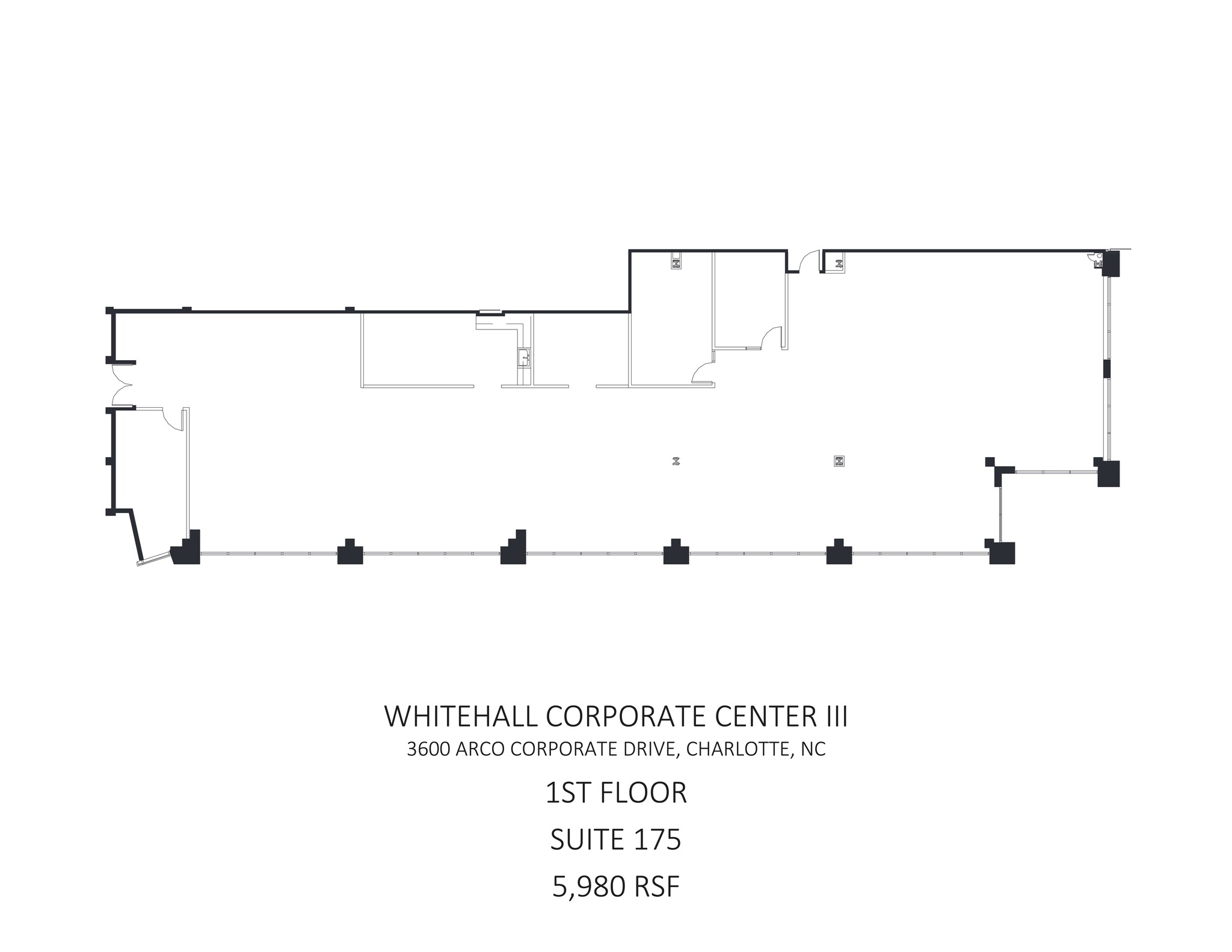 3600 Arco Corporate Dr, Charlotte, NC for lease Site Plan- Image 1 of 1