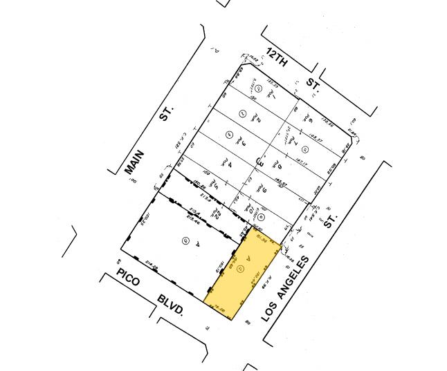 1253-1259 S Los Angeles St, Los Angeles, CA à louer - Plan cadastral - Image 2 de 14