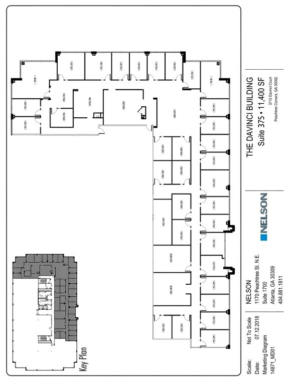 3715 Davinci Ct, Peachtree Corners, GA for lease Floor Plan- Image 1 of 1