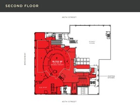 1540 Broadway, New York, NY à louer Plan d  tage- Image 2 de 2