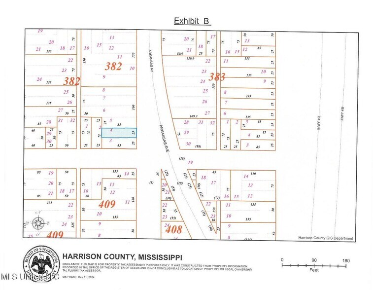 0 Arkansas Ave, Gulfport, MS à vendre - Plan cadastral - Image 2 de 2