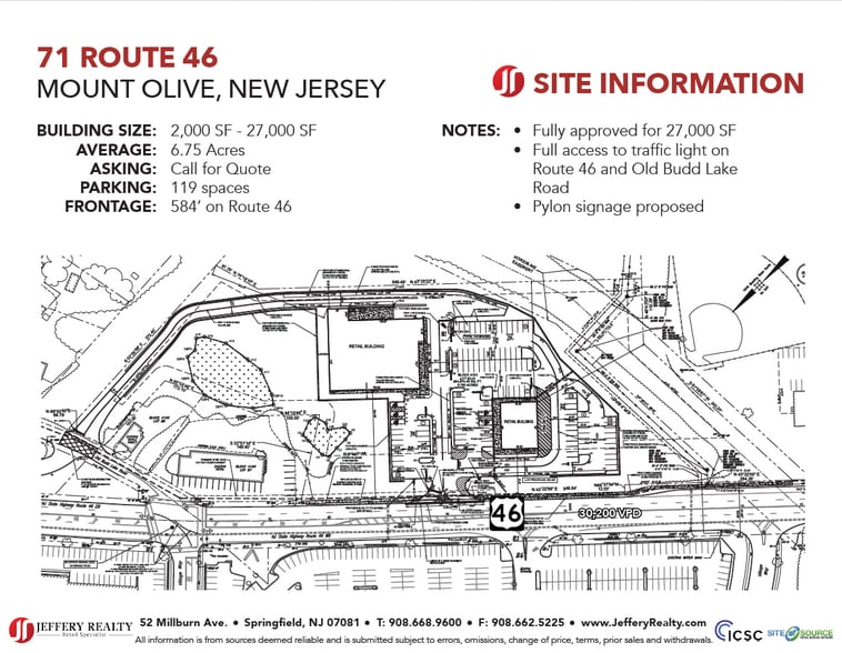 71 Route 46, Mount Olive, NJ à louer - Photo du bâtiment - Image 2 de 2