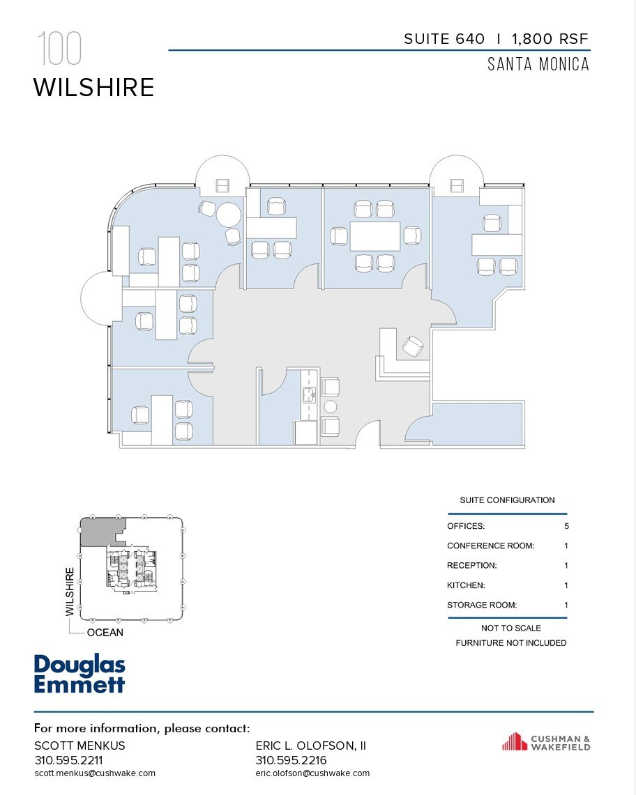 100 Wilshire Blvd, Santa Monica, CA for lease Floor Plan- Image 1 of 1