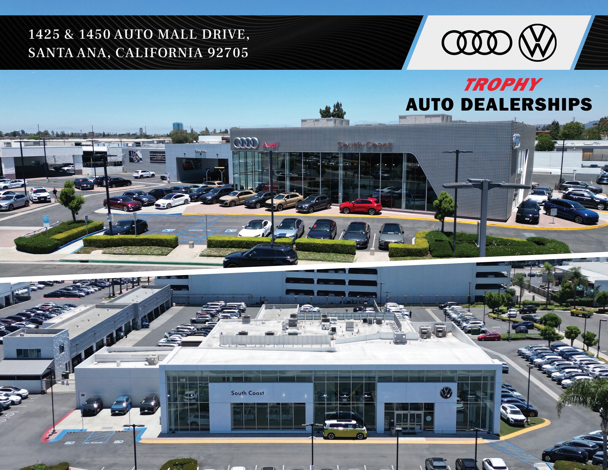 Audi & VW Dealership Portfolio Santa Ana portefeuille de 2 propriétés à vendre sur LoopNet.ca Photo du bâtiment- Image 1 de 8