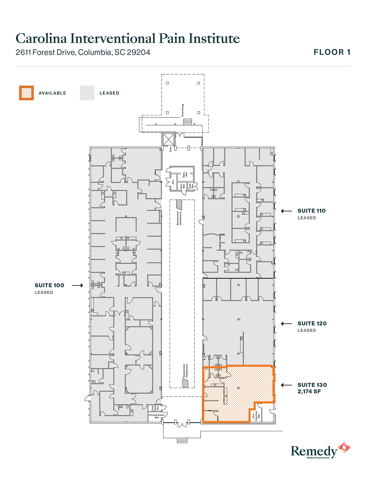 2611 Forest Dr, Columbia, SC for lease Floor Plan- Image 1 of 1