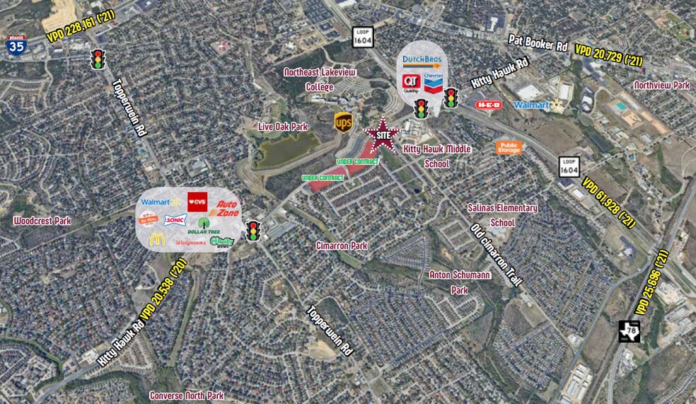 Kitty Hawk Rd, Universal City, TX à vendre - Photo du bâtiment - Image 2 de 8