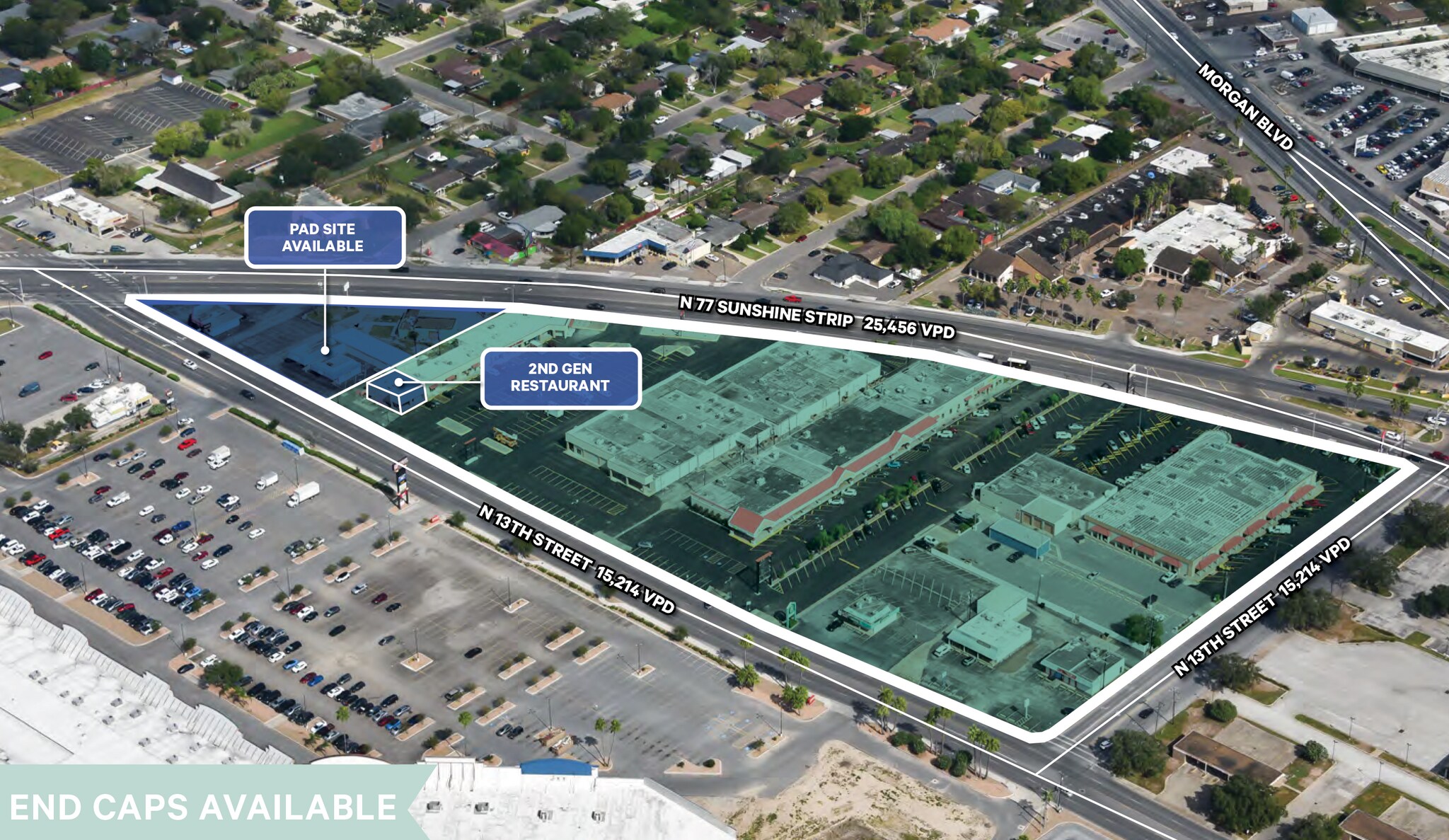 607 N 77 Sunshine Strip Pad Site, Harlingen, TX à louer Photo du bâtiment- Image 1 de 3