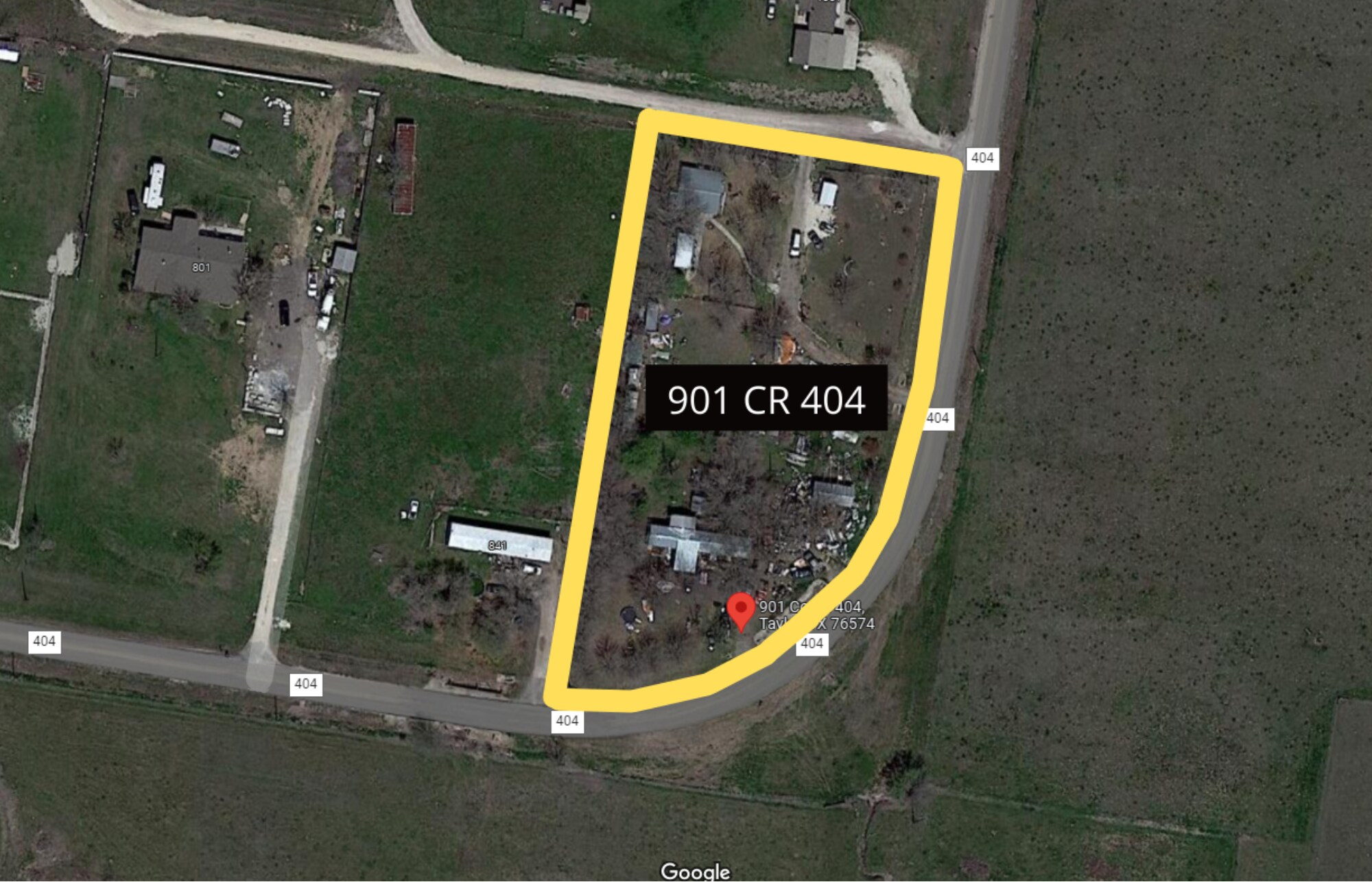 901 County Road 404, Taylor, TX for sale Building Photo- Image 1 of 2