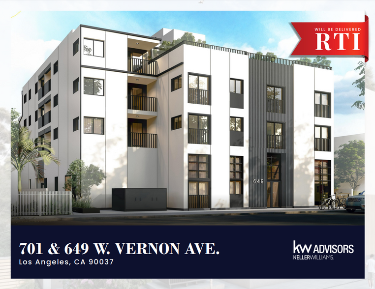 649-701 W Vernon Ave, Los Angeles, CA à vendre - Photo du bâtiment - Image 2 de 4