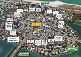 464 John Ringling Blvd, Sarasota, FL - Aerial  map view