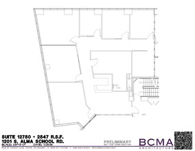 1201 S Alma School Rd, Mesa, AZ for lease Floor Plan- Image 1 of 1