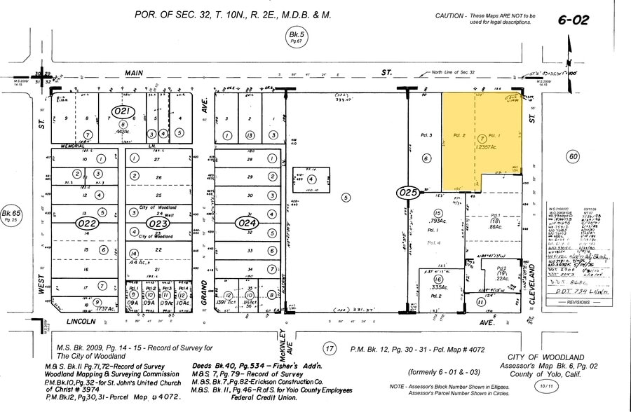 186 Main St, Woodland, CA à vendre - Plan cadastral - Image 2 de 12