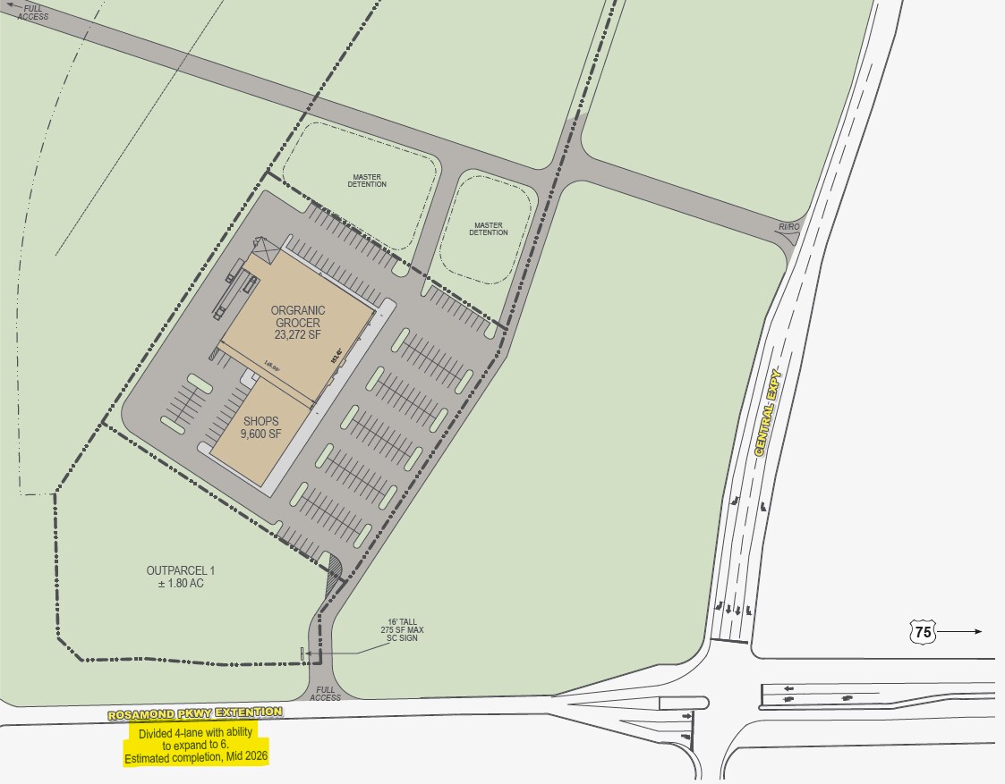 W County Rd 370 Rd, Anna, TX à louer Plan de site- Image 1 de 3