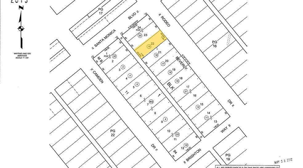 457-459 N Rodeo Dr, Beverly Hills, CA à louer - Plan cadastral - Image 2 de 13