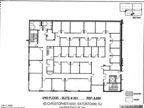40 Christopher Way, Eatontown, NJ for lease Floor Plan- Image 1 of 1