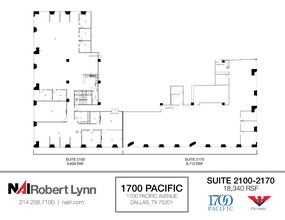 1700 Pacific Ave, Dallas, TX à louer Plan d  tage- Image 2 de 2