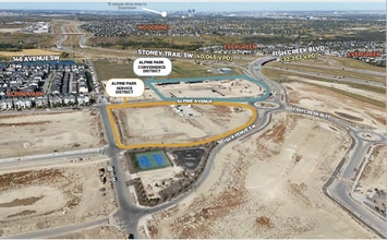 98 Alpine Av SW, Calgary, AB - AÉRIEN  Vue de la carte