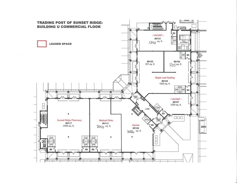 101 Sunset Dr, Cochrane, AB for lease - Site Plan - Image 1 of 7