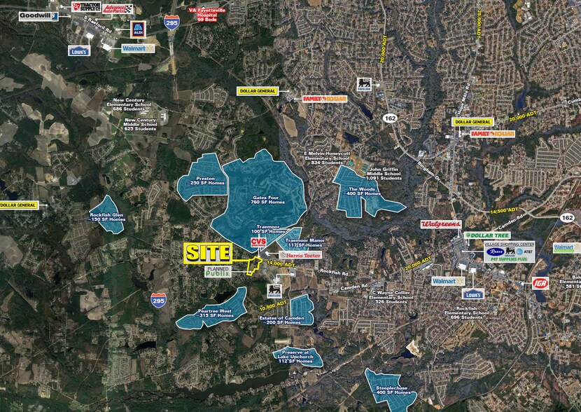 7547 King Rd, Fayetteville, NC à louer - Aérien - Image 3 de 3