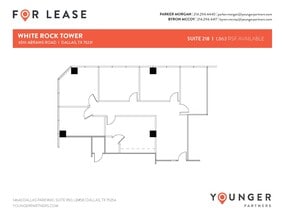 6510 Abrams Rd, Dallas, TX à louer Plan d’étage- Image 1 de 1