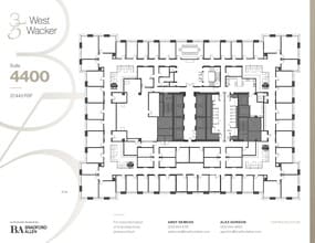 35 W Wacker Dr, Chicago, IL à louer Plan d’étage- Image 1 de 1