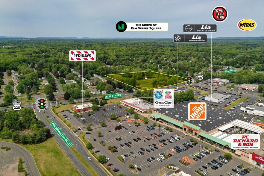 147 Elm St, Enfield, CT à louer - Aérien - Image 3 de 5