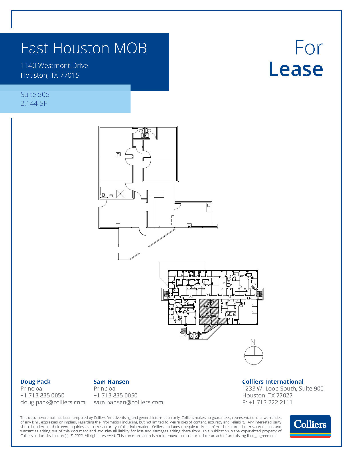 1140 Westmont Dr, Houston, TX à louer Plan d  tage- Image 1 de 1