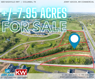 Plus de détails pour 1683 Nashville Hwy, Columbia, TN - Terrain à vendre