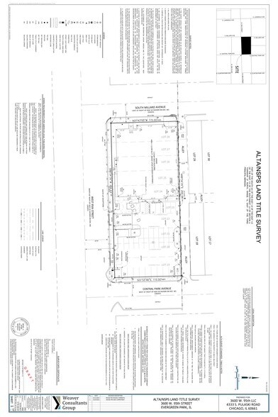 3600 W 95th St, Evergreen Park, IL à louer - Plan de site - Image 2 de 2