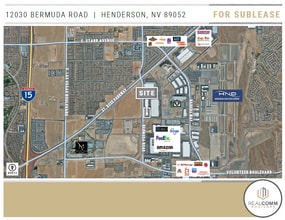 12030 Bermuda Rd, Henderson, NV - AERIAL  map view